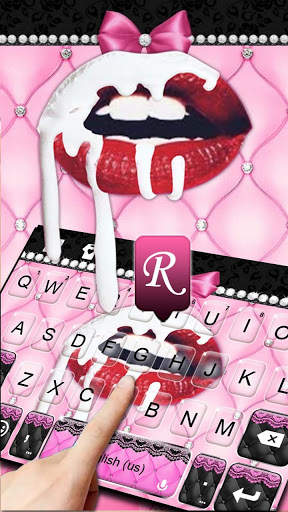 Sexy Lips Keyboard Theme screenshot 2