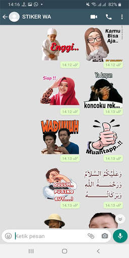 Stiker Wa Perang Gambar Lucu WAStickerApps screenshot 2
