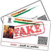 Fake Aadhar Card for India icon