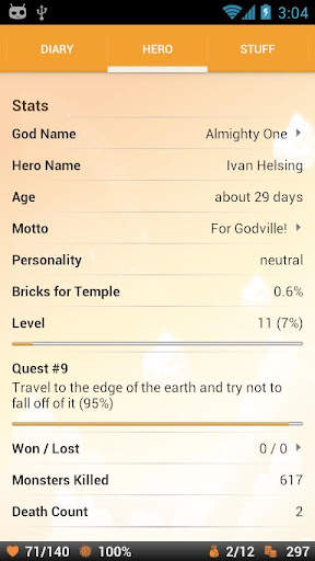 Godville screenshot 3