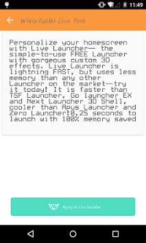 Comic font #2 - Live Launcher screenshot 1