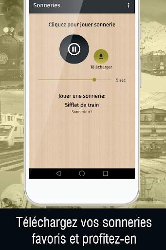 sonneries train pour telephone, sons de train screenshot 3