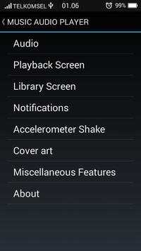 MUSIC AUDIO PLAYER 3 تصوير الشاشة