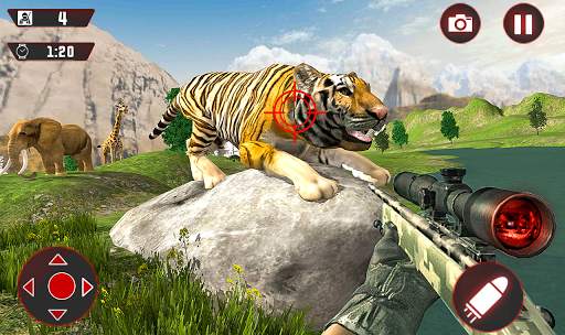 Angry Tiger Hunter : Crazy Mountain shooter screenshot 11