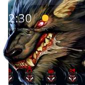 Dark Wolf Theme Monster Background  Red-eyed wolf 1.1.2