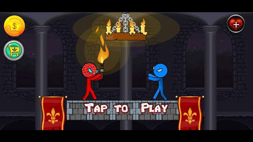 Stickman  Spider Red and  Blue adventure screenshot 1