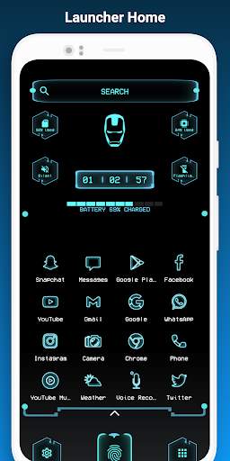 Neo Launcher Hyperion Scifi screenshot 3