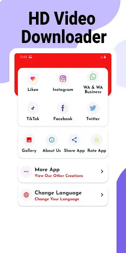 Fast Video Downloader -All Social media downloader screenshot 1