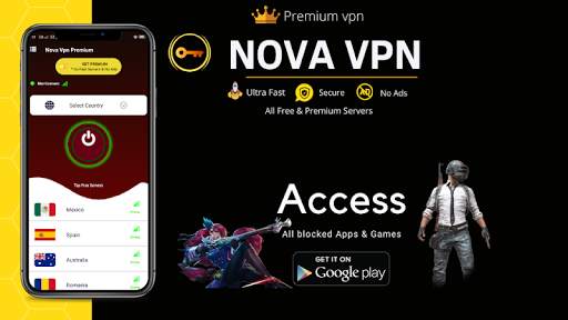 NovaVPN - Ultra Fast Unlimited, Free VPN proxy screenshot 1