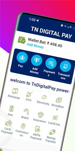 TN DIGITAL PAY - Recharge & Bill Payment screenshot 1