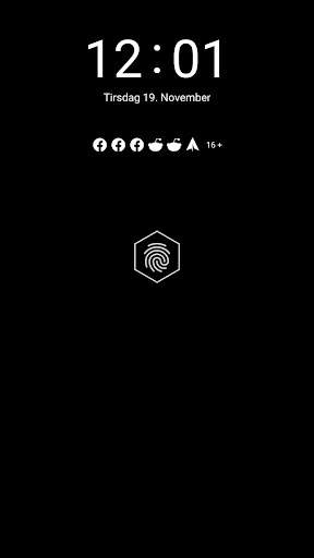 Darcle - KLWP Pro tema screenshot 1