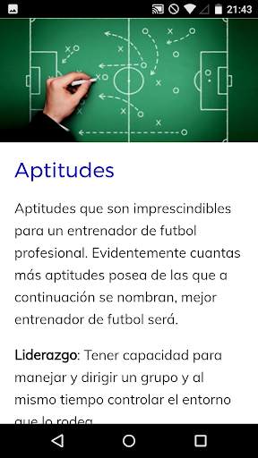 Curso de Entrenador de Fútbol screenshot 2
