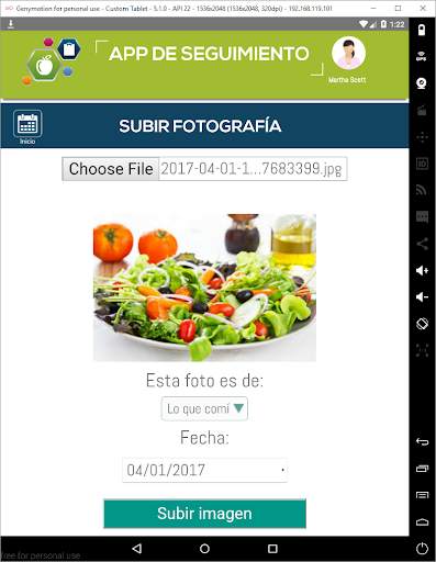 App de seguimiento Nutrimind screenshot 7