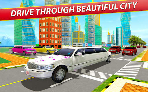 Luxury Wedding Limo Car Simulator screenshot 2