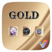 Gold V Launcher Theme v1.0.50