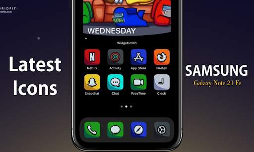 Themes for Samsung Note 21 FE launchers: Wallpaper screenshot 5