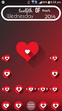 Red Hearts Icon Pack (Free) screenshot 2