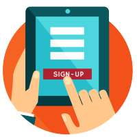 Clover Customer Sign Up icon