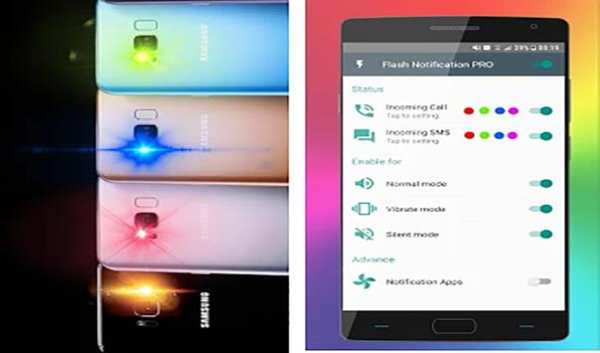 Color Flashlight Alert Call, LED Torch screenshot 2