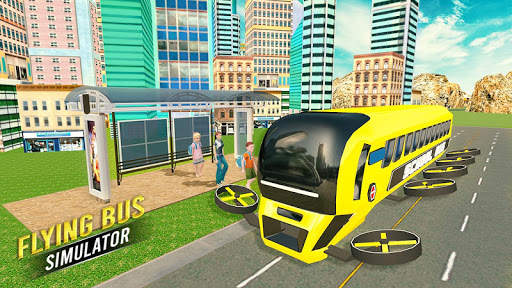 Penerbangan Kota Bis: Penerbangan Simulator 2019 screenshot 1