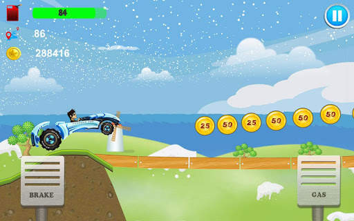 Uphill Race Mountain BTR Climbing Winter Game 2020 screenshot 2