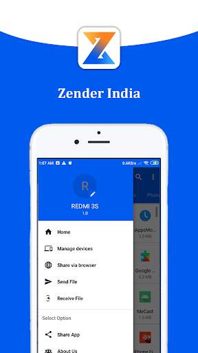 Zender - Share in Apps & File, Indian Zender screenshot 2