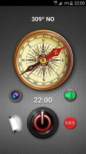 Flashlight Compass SOS (Free) screenshot 8