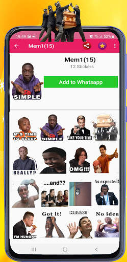 Funny Memes Stickers for Whats screenshot 3
