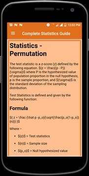Complete Statistics Guide screenshot 2