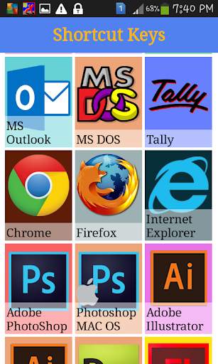Computer Shortcut Keys screenshot 3