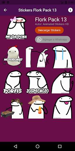 Flork Stickers - Animated screenshot 2