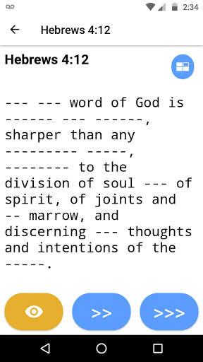 Bible Head: Enjoyable Bible Memorization screenshot 1