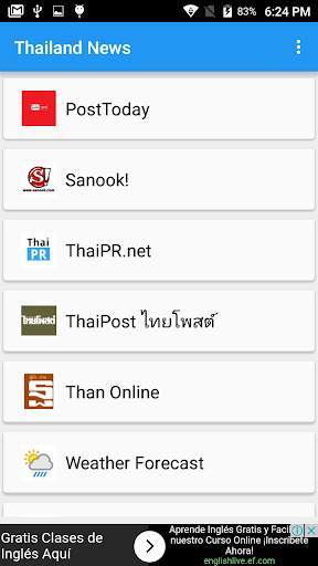 Thai News ข่าว screenshot 1