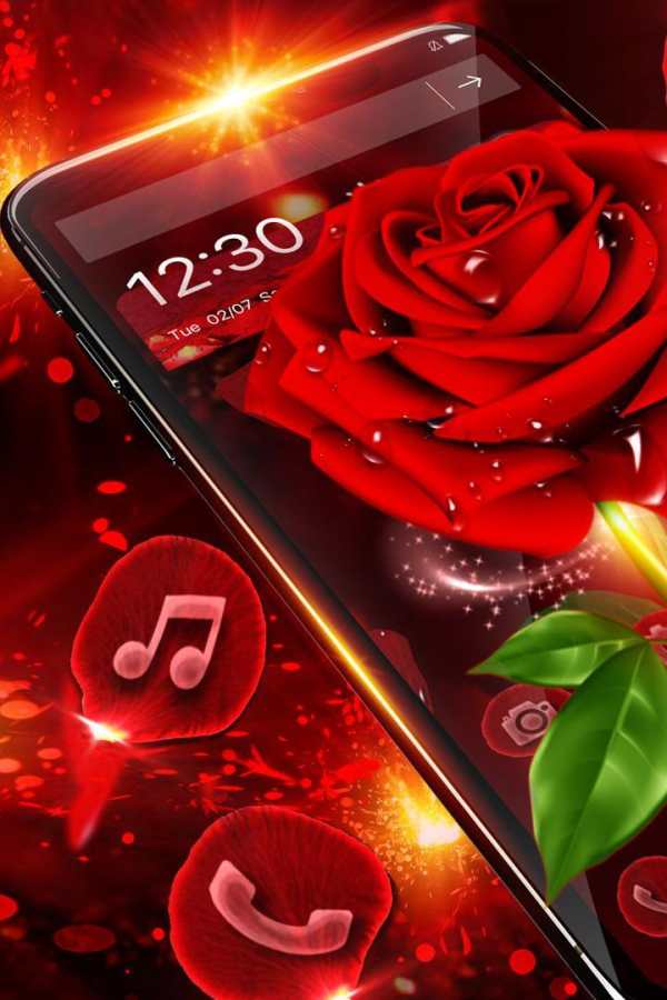 3D Rose Launcher - Classic Rose Theme screenshot 2