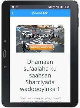 gKörkort liisanka e Soomaaliya screenshot 7