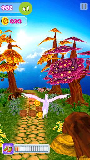 Unicorn Dash Fly Pegasus 3D HD screenshot 3