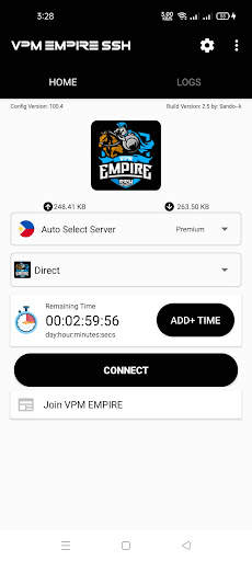 VPN EMPIRE SSH screenshot 1