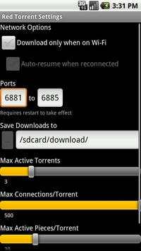 Red Torrent Lite screenshot 2