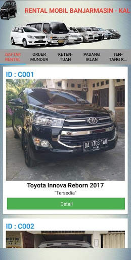 Rental Mobil Banjarmasin screenshot 1