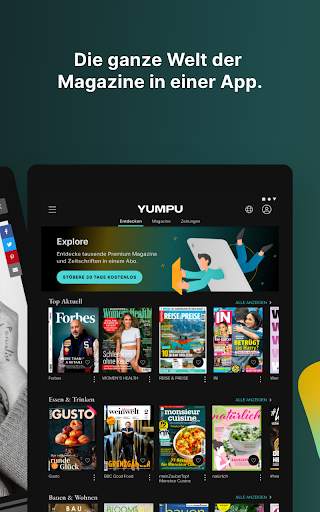 YUMPU Magazine & Zeitschriften screenshot 18
