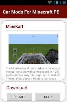 Car Mods For Minecraft PE screenshot 4