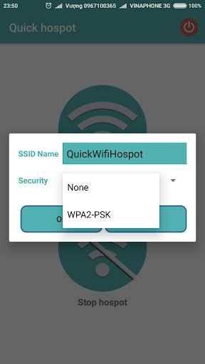 Quick Wi-Fi Hotspot screenshot 2