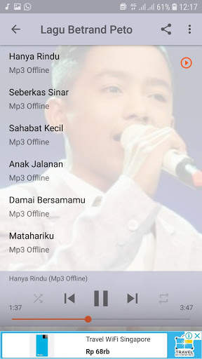 Lagu Betrand Peto Offline screenshot 3