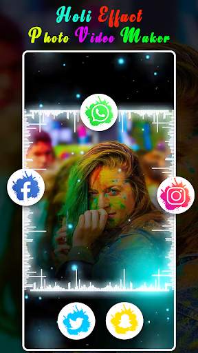 Holi Video Maker With Music - Dhuleti Video Maker screenshot 6