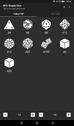 RPG Simple Dice screenshot 8
