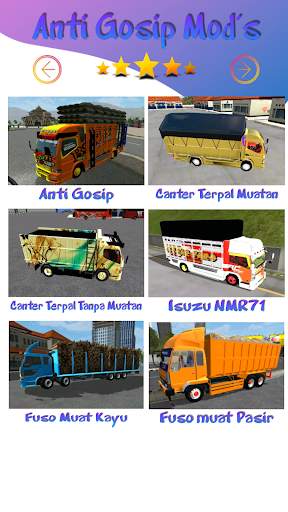 Mod BUSSID Truck Canter Anti Gosip screenshot 3