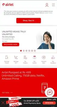 My Airtel App screenshot 1