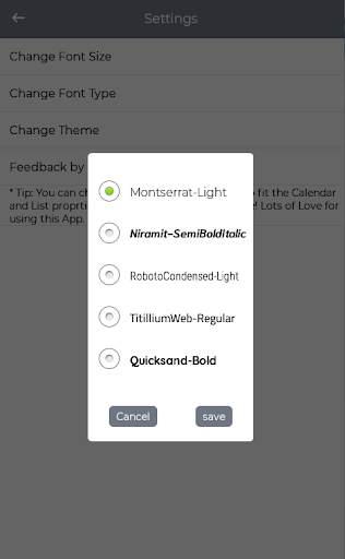 Calendar Notes - Multiple Notes Per day скриншот 5