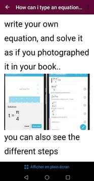 Guide PhotoMath screenshot 1