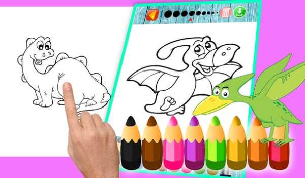 Dinosaur coloring book Educational dinosaur games screenshot 9